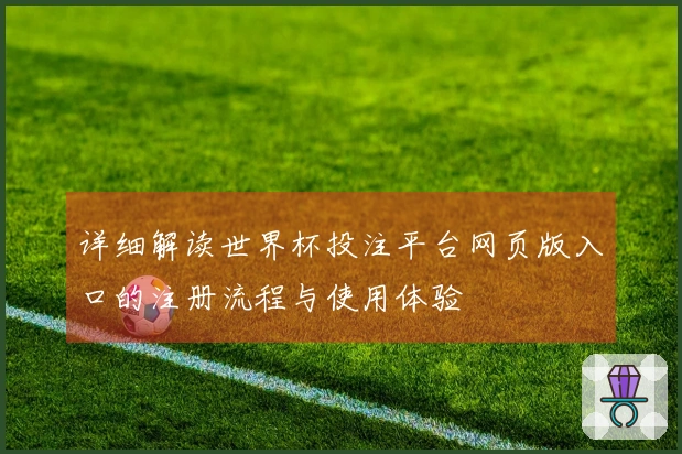 详细解读世界杯投注平台网页版入口的注册流程与使用体验